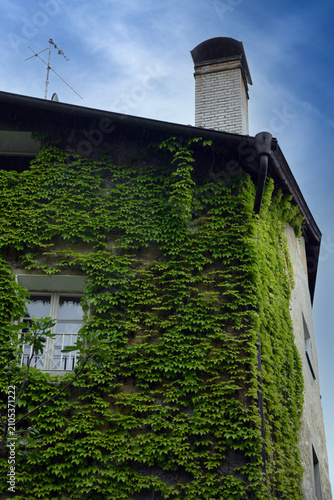 picturesque historic houses in Bressanone, South Tyrol, Italy
