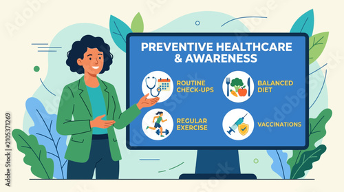 Canvastavla Preventive Healthcare and Wellness Awareness Presentation