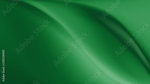 Quadro su tela composition of soft and harmonious green gradient organic curves with a clean ma