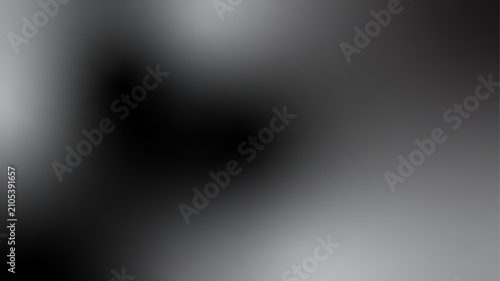 Abstract gradient monochrome black gray white vector smooth blurred background. Modern minimal design, soft lighting, elegant texture, clean backdrop for creative branding. vector illustration eps 10