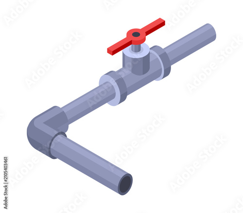 Tableau sur toile Isometric pipe