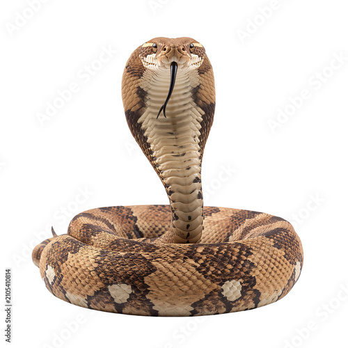 Coiled Precision A Studio Portrait of the Rattlesnake