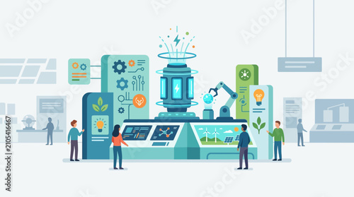 Smart Industrial Research Laboratory with Sustainable Energy Technology