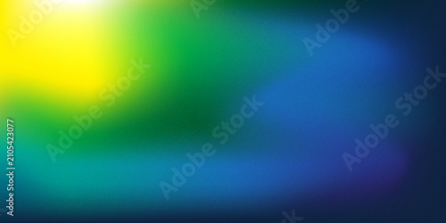 Green blue empty space grainy noise grungy texture color gradient rough abstract background , shine bright light and glow template