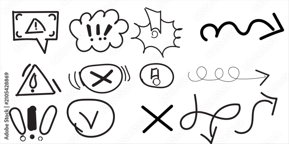 Fototapeta premium Hand drawn design vector illustration