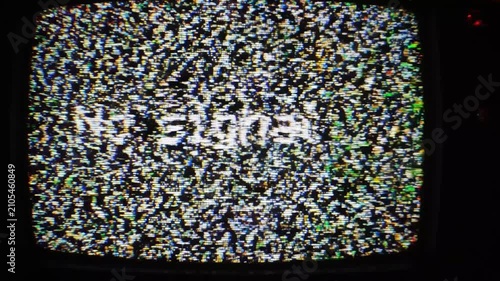 Television no signal static noise screen background broken glitch broadcast monitor vintage
