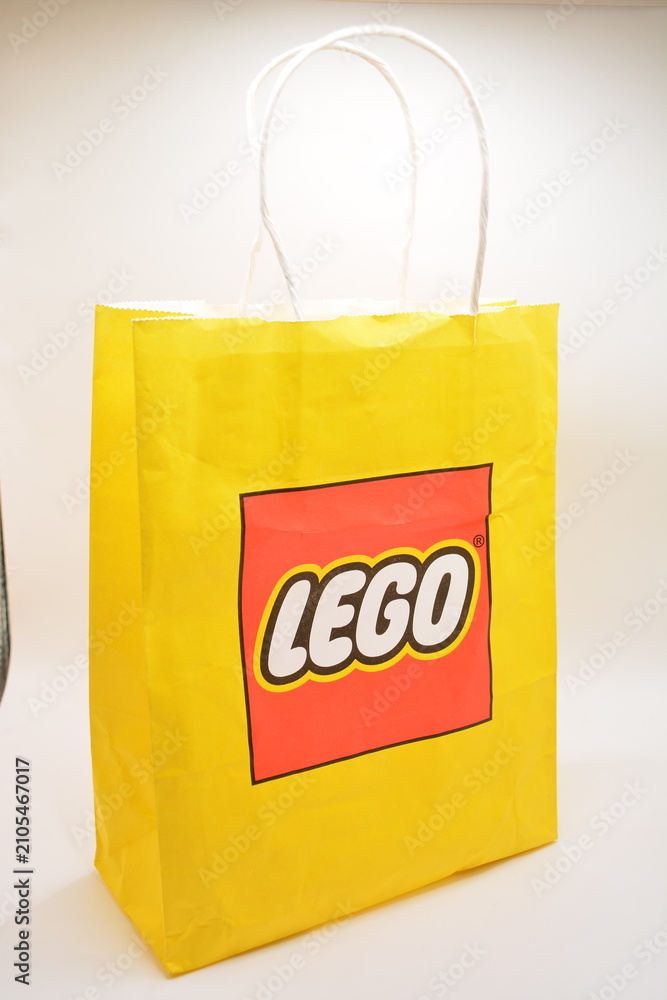 Fototapeta premium Lego paper bag in Manila, Philippines