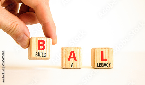 Fotografi BAL build a legacy symbol