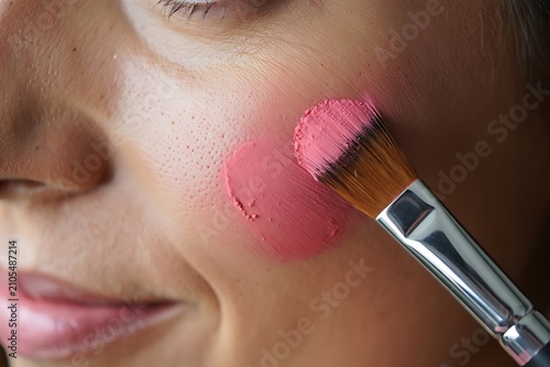 Close-up of skin with red irritation