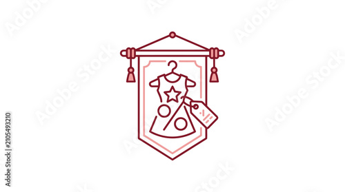 Foto Discount fashion shopping sale symbol.