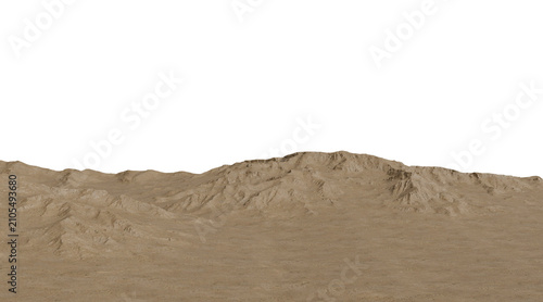 Foto rocky desert landscape featuring arid hills and sandy terrain