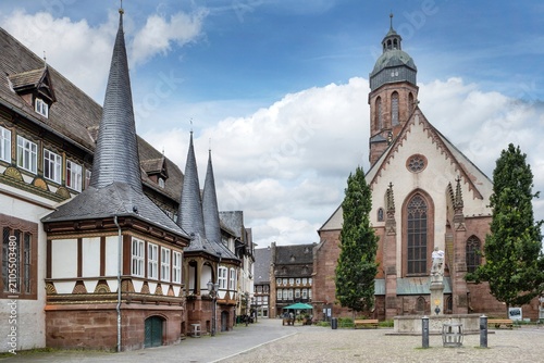 Obraz na płótnie The town of Einbeck Lower Saxony Germany