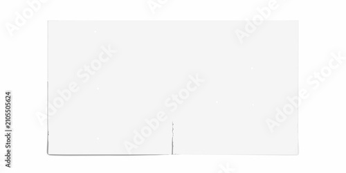 Canvas Print clean vertical blank white paper sheet with subtle shadow surface texture empty