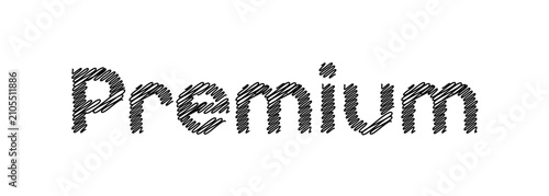 Handgezeichneter Scribble-Schriftzug 