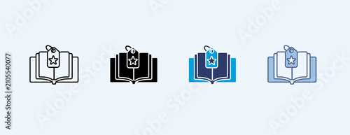 Brand Narrative Multiple Icon Set Illustration Vector