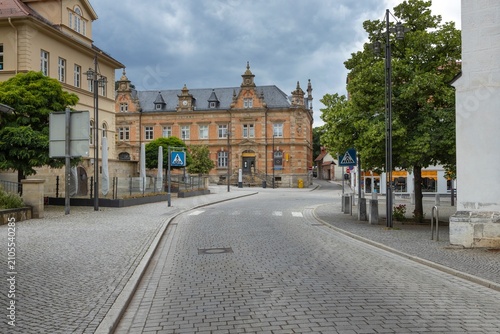 Bild auf Leinwand The town of Eisenach at Thuringen former German Democratic Republic