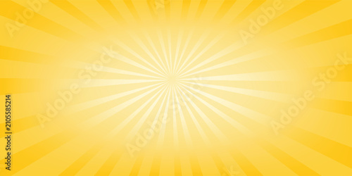 Canvastavla Sun ray vector background