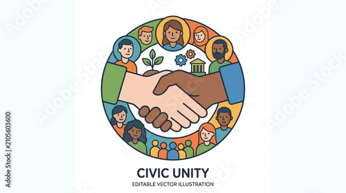 Constitution Commemoration and local handshake for unified social cooperation
