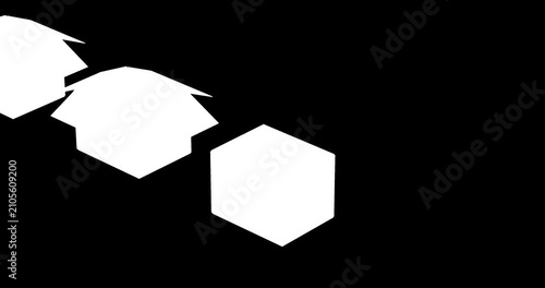 4k Resolution Video: Delivery And Logistics Concept. Seamless Looped Animated Cardboard Parcel Jump Out From Open Cardboard Shipping Box On Green Screen Chroma Key Background With Alpha Matte