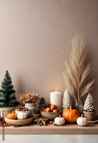 Autumnal harvest display wi...