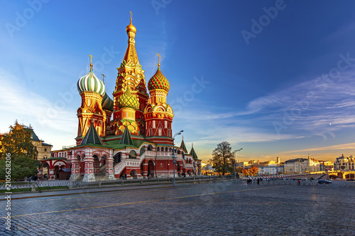 St. Basil's Cathedral on Red Square in Moscow, Russia