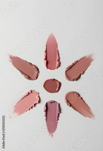 Various shades of nude and ...