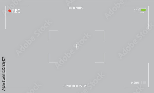 Camera viewfinder frame