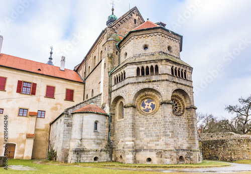 Fotografie Exterior view of the Romanesque-Gothic St