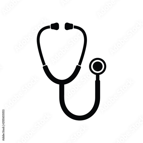 Stethoscope Medical Healthcare Equipment Silhouette