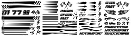 Racing Speed Decal Set for Vehicles