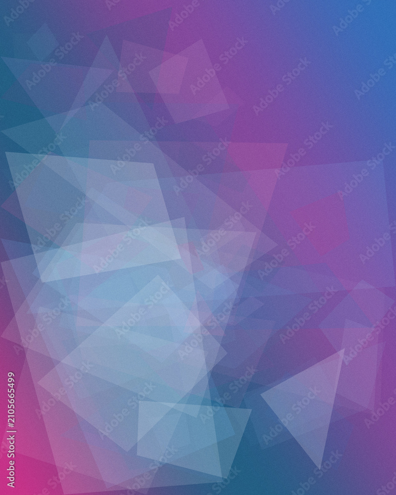 Obraz premium Abstract polygon backdrop in purple and blue gradient, soft translucent facets create a modern tech mood, ideal for website headers, flyers, and presentation slides.