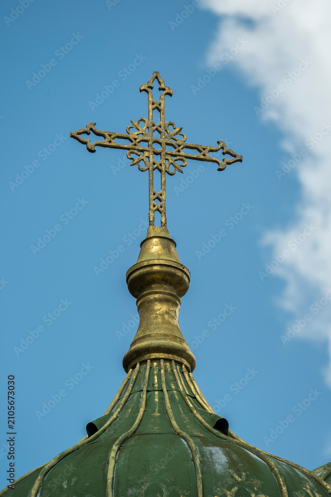 Obraz premium Friedhof, Grabstein, Statue 