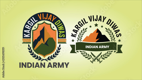 Foto Kargil Vijay Diwas July 26 Victory Day Celebration Design Featuring Brave Indian