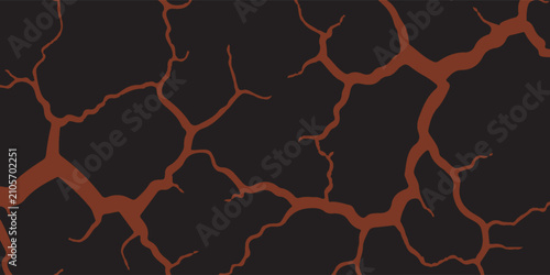 Dark abstract cracked earth ground texture background