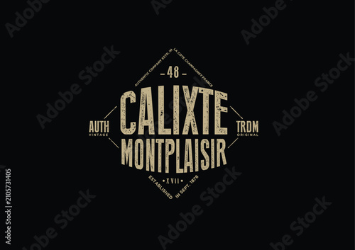 Craft Brand Vintage Emblem Logo