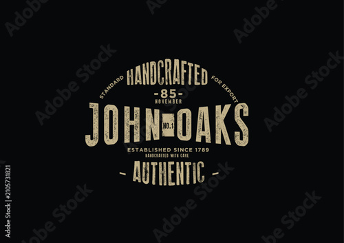 Retro Premium Badge Branding Template
