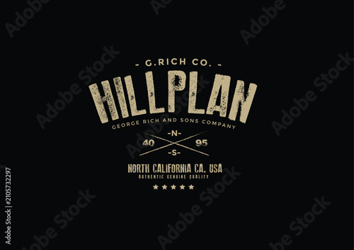 Classic Premium Seal Logo Illustration