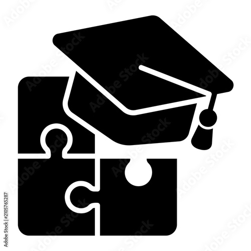 Fotografie Fun education icon representing enjoyable learning experiences and engaging activities