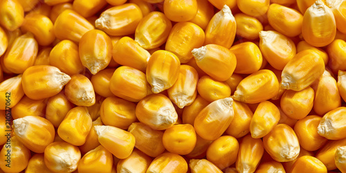 Close-up of shelled corn kernels