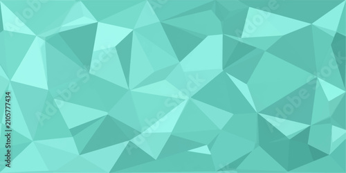 Abstract Blue Geometric Triangle Pattern Background with Polygon Shapes, Origami Paper Texture, Mosaic Vector Design, Modern Digital Wallpaper Illustration and Decorative Light Ice Style Backdrop