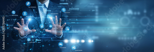 Εκτύπωση καμβά Network analyst rapidly detecting cyber threats