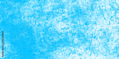Blue and white distressed grunge texture isolated on transparent background