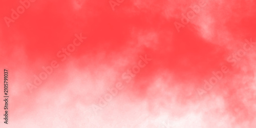 Abstract red smoke or cloud texture background with gradient fade isolated on transparent background