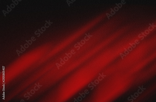 Abstract red neon wave lines on dark background vector illustration