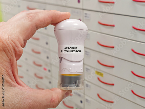 ATROPINE AUTOINJECTOR pharmaceutical dosage form and drug delivery concept