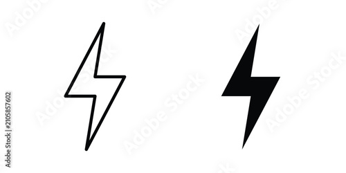 Energy icon simple designs collection