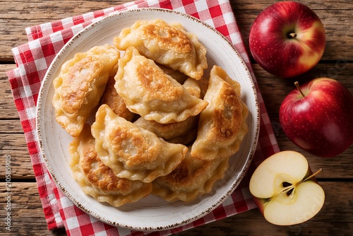Homemade Apple Dumplings with Fresh Apples