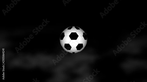 soccer football ball transition reveal wipes. Multiple transition revealing passes of a soccer sports football ball bouncing across the screen to be used as an overlay to reveal video lay beneath