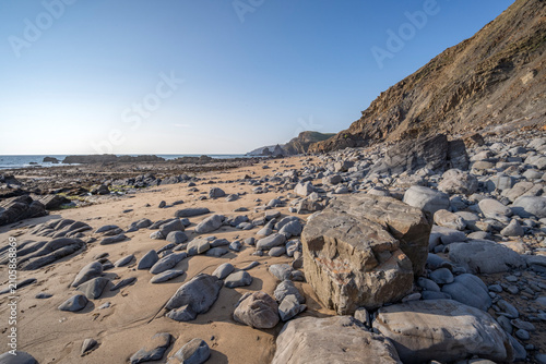 Dramatic beaches in the South West of UK