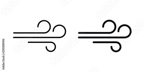 Clean Air icon vector graphic series